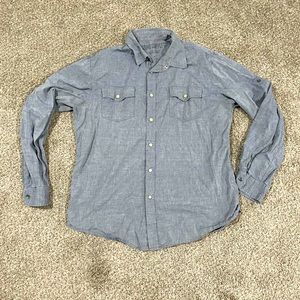 Mossimo Supply Co Men’s Snap-Down Shirt size large